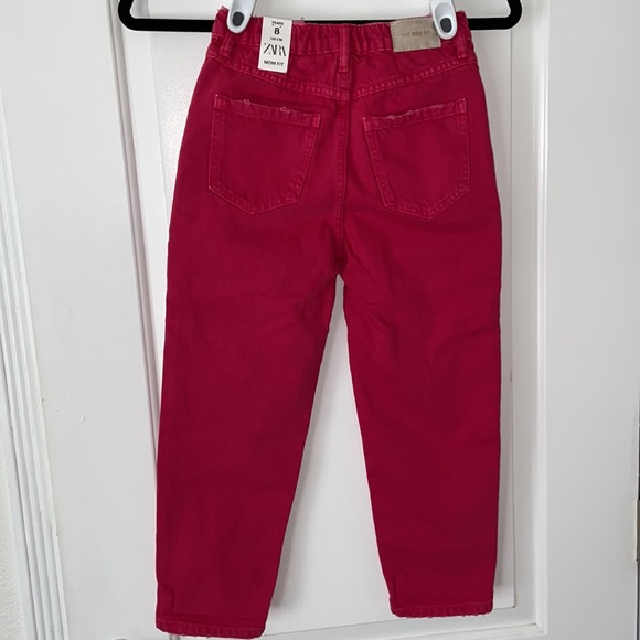 NWT Mom fit Zara pink jeans 8 - Picture 3 of 6